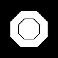conception d'icône vectorielle octogone vecteur