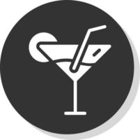 conception d'icône de vecteur de cocktail