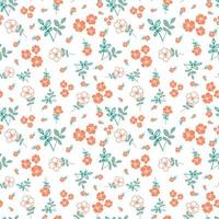 joli motif floral sans couture vecteur