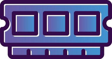 conception d'icône de vecteur de mémoire
