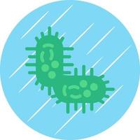 conception d'icône de vecteur de bactérie