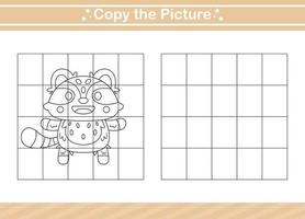 copie le image éducatif Jeu pour Jardin d'enfants et préscolaire.feuille de travail Jeu pour des gamins vecteur