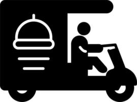 icône de vecteur de livraison de nourriture
