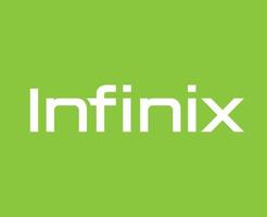 infinix marque logo téléphone symbole Nom blanc conception Chine mobile vecteur illustration avec vert Contexte