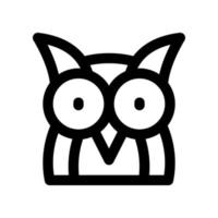 hibou icône pour votre site Internet conception, logo, application, ui. vecteur