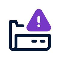 danger icône pour votre site Internet conception, logo, application, ui. vecteur