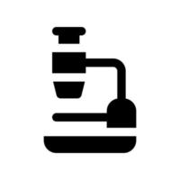 microscope icône pour votre site Internet conception, logo, application, ui. vecteur