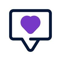 l'amour icône pour votre site Internet conception, logo, application, ui. vecteur