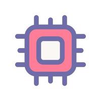 CPU icône pour votre site Internet conception, logo, application, ui. vecteur