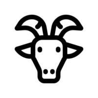 chèvre icône pour votre site Internet conception, logo, application, ui. vecteur