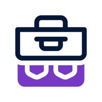 valise icône pour votre site Internet, mobile, présentation, et logo conception. vecteur