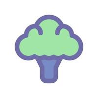 brocoli icône pour votre site Internet conception, logo, application, ui. vecteur