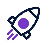 fusée icône pour votre site Internet conception, logo, application, ui. vecteur