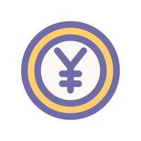 yen icône pour votre site Internet conception, logo, application, ui. vecteur