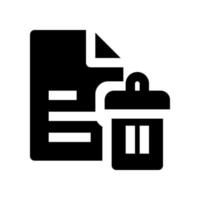 poubelle icône pour votre site Internet conception, logo, application, ui. vecteur