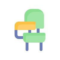 chaise icône pour votre site Internet conception, logo, application, ui. vecteur