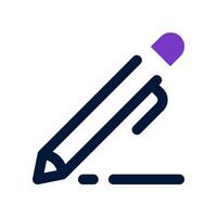 stylo icône pour votre site Internet conception, logo, application, ui. vecteur