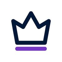couronne icône pour votre site Internet conception, logo, application, ui. vecteur
