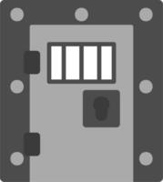 prison cellule icône vecteur