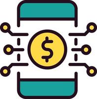 numérique argent vecteur icône