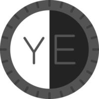 Yémen cadran code vecteur icône
