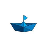 vecteur de symbole de conception de contour de bateau de bateau