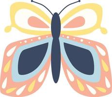 Pâques papillon illustration vecteur