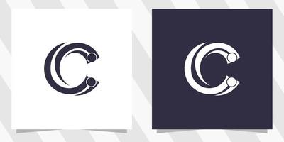 lettre cc c logo conception vecteur