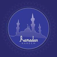 Ramadan kareem avoir illustration Contexte bannière vecteur