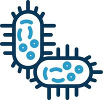 conception d'icône de vecteur de bactérie