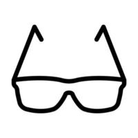 conception d'icône de lunettes vecteur