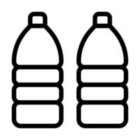 conception d'icône de bouteilles vecteur