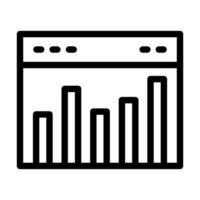 conception d'icône de statistiques vecteur