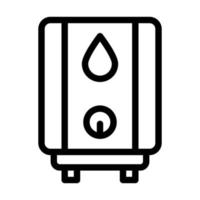 conception d'icône de chauffe-eau vecteur
