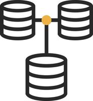 conception d'icône de vecteur de base de données