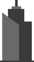 bâtiment vecteur icône. bâtiment illustration noir un blanc vecteur icône isolé sur blanc Contexte - vecteur. bâtiment icône.