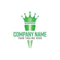 Créatif et moderne carotte logo icône vecteur pour affaires avec vert et noir couleur.