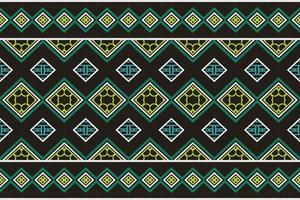 Indien ethnique conception modèle. traditionnel à motifs les tapis il est une modèle géométrique formes. créer magnifique en tissu motifs. conception pour imprimer. en utilisant dans le mode industrie. vecteur