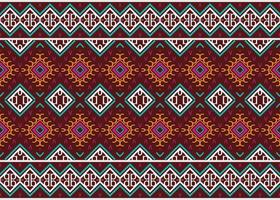sans couture Indien ethnique motifs. traditionnel à motifs originaire de américain art il est une modèle géométrique formes. créer magnifique en tissu motifs. conception pour imprimer. en utilisant dans le mode industrie. vecteur