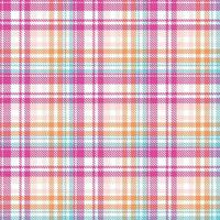 vérifier tartan modèle plaid est une à motifs tissu qui consiste de sillonner franchi, horizontal et verticale bandes dans plusieurs couleurs sans couture tartan pour écharpe, pyjama, couverture, couette, kilt grand châle. vecteur