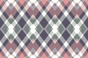 plaid modèle en tissu conception Contexte est fabriqué avec en alternance bandes de coloré pré teint fils tissé comme tous les deux chaîne et trame à droite angles à chaque autre. vecteur