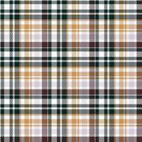 vérifier Facile plaid modèle sans couture est une à motifs tissu qui consiste de sillonner franchi, horizontal et verticale bandes dans plusieurs couleurs sans couture tartan pour écharpe, pyjama, couverture, couette, kilt grand vecteur