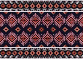 ethnique impressions tribal Contexte géométrique traditionnel ethnique Oriental conception pour le Contexte. populaire broderie, Indien, scandinave, gitan, mexicain, africain tapis, tapis. vecteur