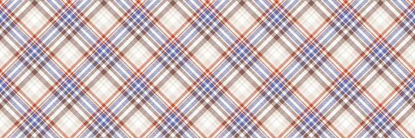 vérifier plaid modèle est une à motifs tissu qui consiste de sillonner franchi, horizontal et verticale bandes dans plusieurs couleurs.plaid sans couture pour écharpe, pyjama, couverture, couette, kilt grand châle. vecteur