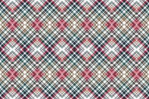 vérifier Écossais tartan modèle sans couture est une à motifs tissu qui consiste de sillonner franchi, horizontal et verticale bandes dans plusieurs couleurs.plaid sans couture pour écharpe, pyjama, couverture, couette, kilt grand vecteur