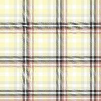 plaid modèle en tissu conception texture est une à motifs tissu qui consiste de sillonner franchi, horizontal et verticale bandes dans plusieurs couleurs. tartans sont considéré comme une culturel icône de Écosse. vecteur