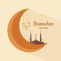 conception ramadan kareem vecteur