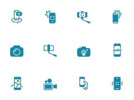 Facile vecteur icône sur une thème selfies, la photographie et vidéo tournage
