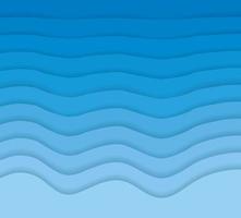 conception de vecteur de fond vagues bleues