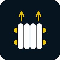conception d'icône de vecteur de radiateur